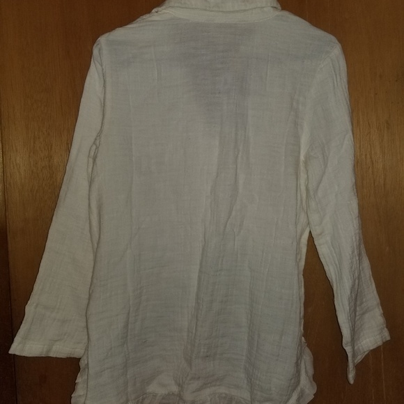 April Cornell Lovely Blouse in Ecru - Picture 2 of 2